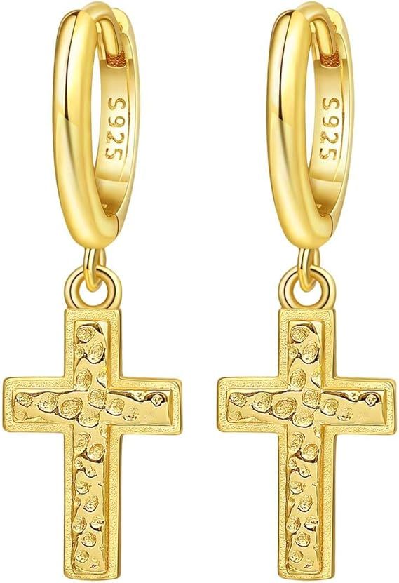 Other Gold-Tone Cross Dangle Earrings product image