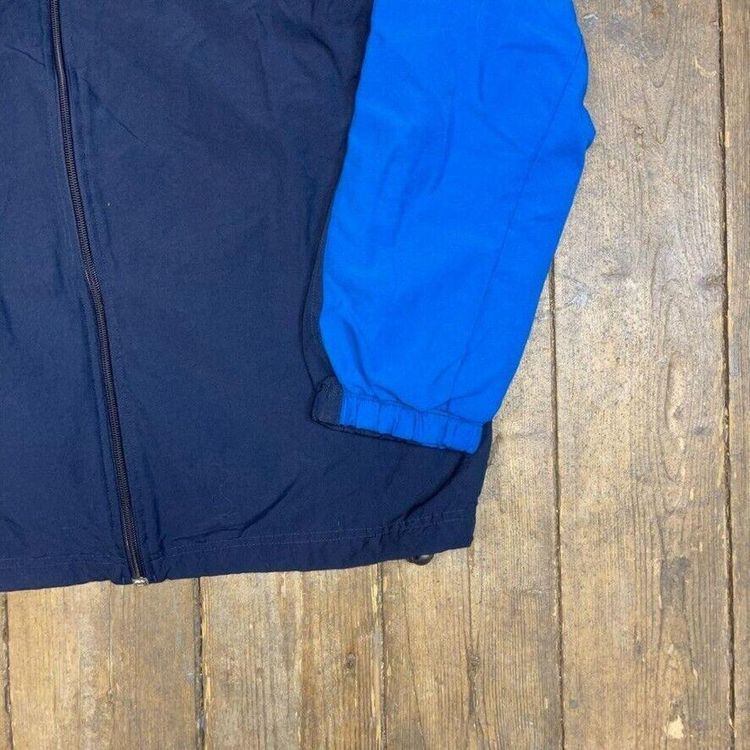 Nike Track Jacket Y2K Swoosh Sports Full-Zip Windbreaker, Navy, Mens XL image 5