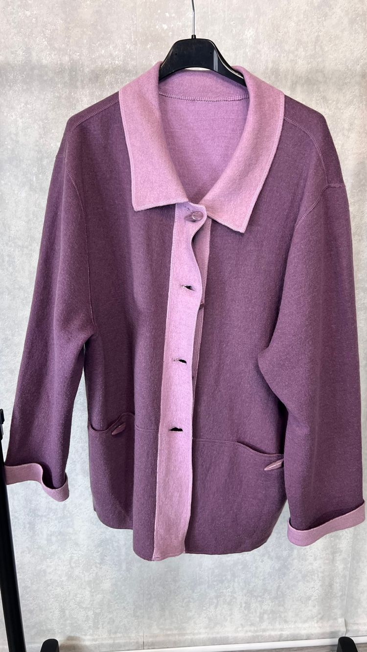 Other Wełniany kardigan ozdobne guziki rozmiar 46 plus size product image