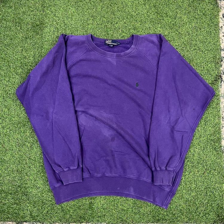 Purple Ralph Lauren sweatshirt