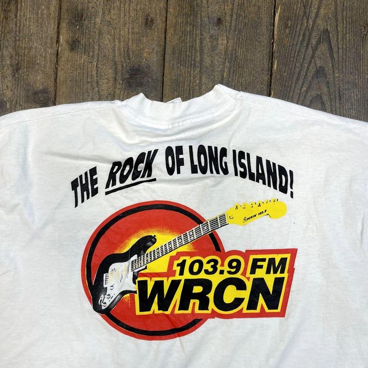 Vintage T-Shirt Y2K Graphic Rock Single Stitch Tee, White, Mens XL image 2