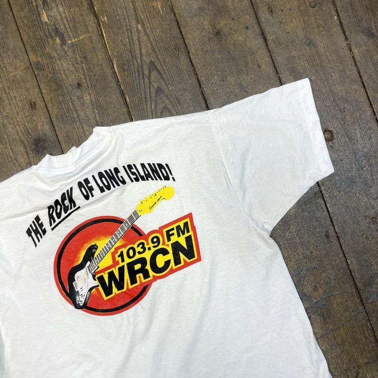 Vintage T-Shirt Y2K Graphic Rock Single Stitch Tee, White, Mens XL image 3