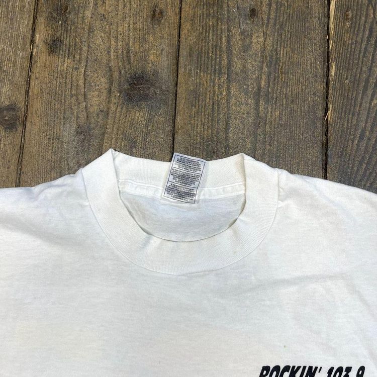 Vintage T-Shirt Y2K Graphic Rock Single Stitch Tee, White, Mens XL image 7