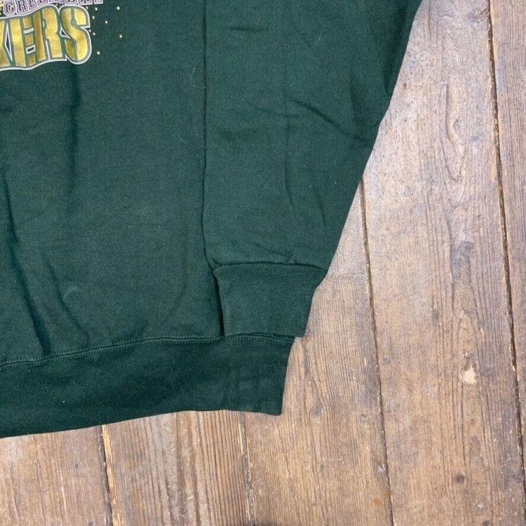NFL Spellout Y2K Green Bay Packers Sweatshirt, Green, Mens XL 5