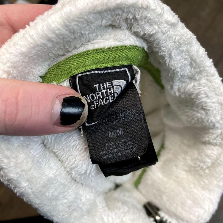 The North Face Fleece Teddy Soft Y2K Full-Zip Outdoor Jacket White Womens Medium image 8