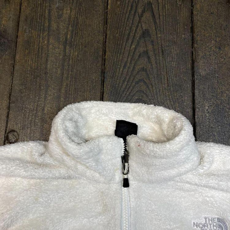The North Face Fleece Teddy Soft Y2K Full-Zip Outdoor Jacket White Womens Medium image 7