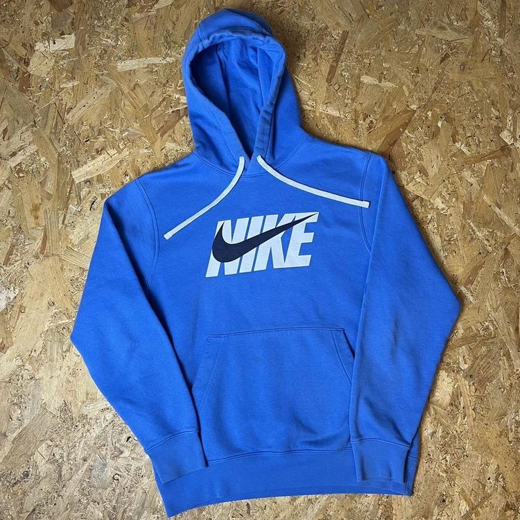 Vintage Nike Club Embroidered Spellout Hoodie image 1