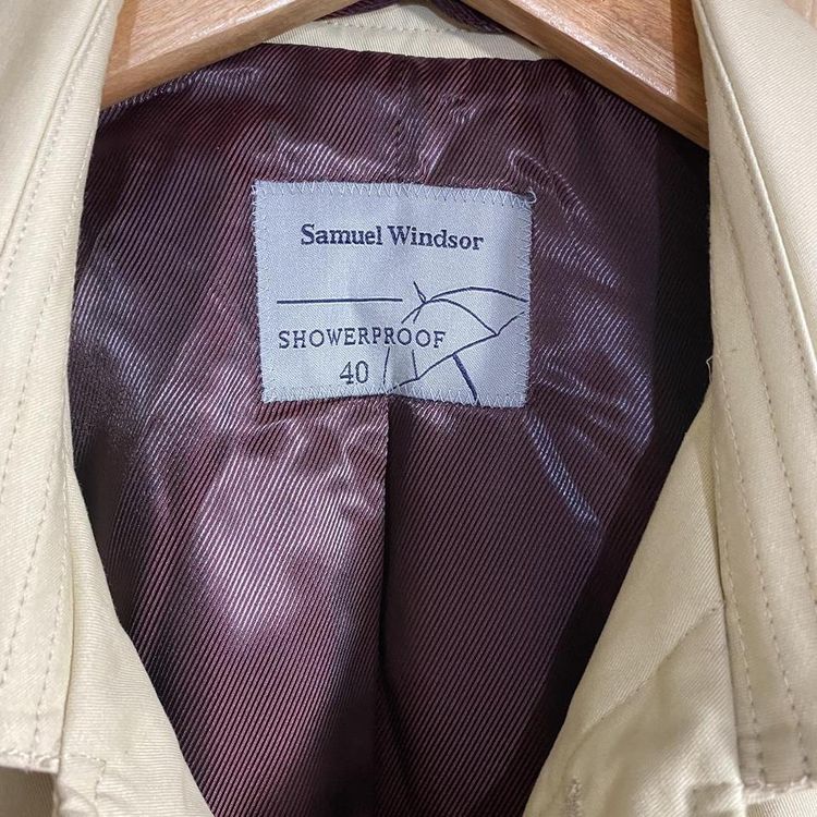 Mens Camel Trench Coat image 4