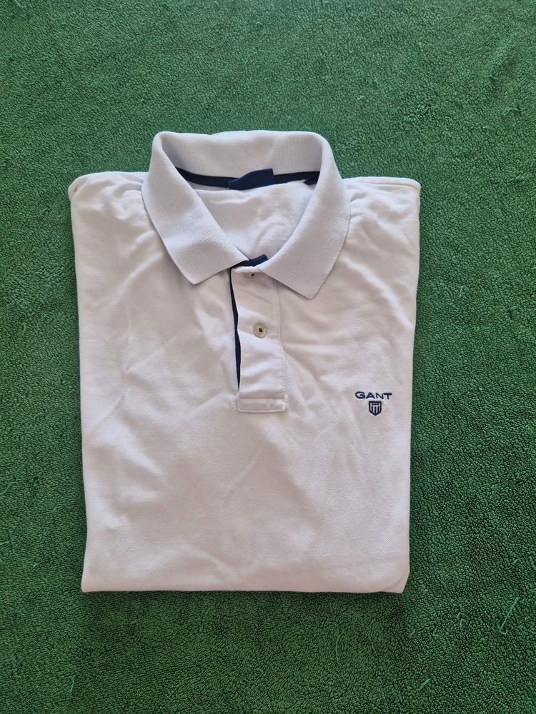 Gant White Polo Shirt