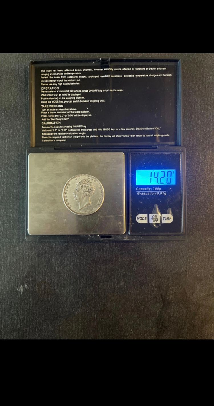 Other Silver British Half Crown Coin  "George IV" 1824-1829 KM# 695 product image
