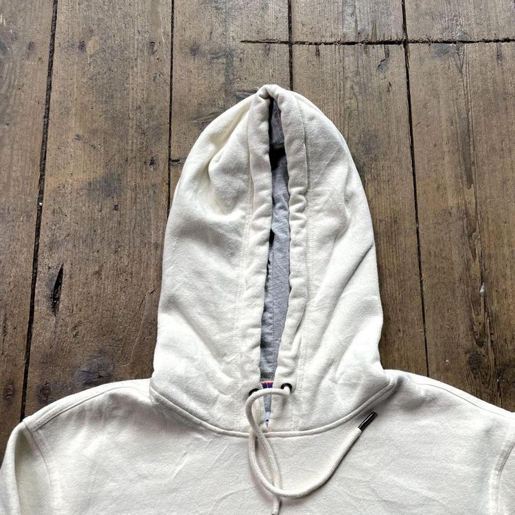 Champion Hoodie Pull Over Spellout Sports Sweatshirt, White, Mens Small image 6