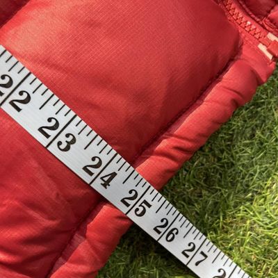Womens Red/Orange The North Face 700 puffer coat 6