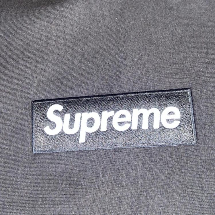 - Supreme Box Logo Hoodie in the Black Colourway image 3