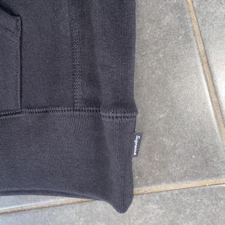 - Supreme Box Logo Hoodie in the Black Colourway image 4