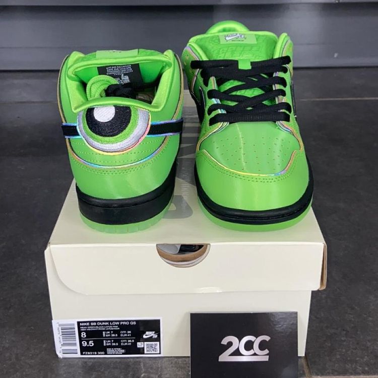 - Nike SB Dunk Low The PowerPuff Girls Buttercup image 3