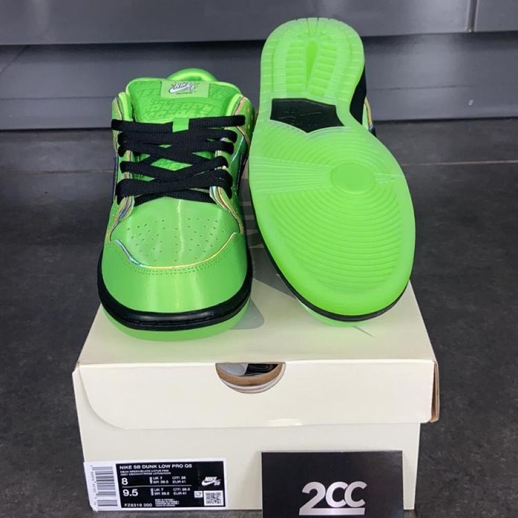 - Nike SB Dunk Low The PowerPuff Girls Buttercup image 4