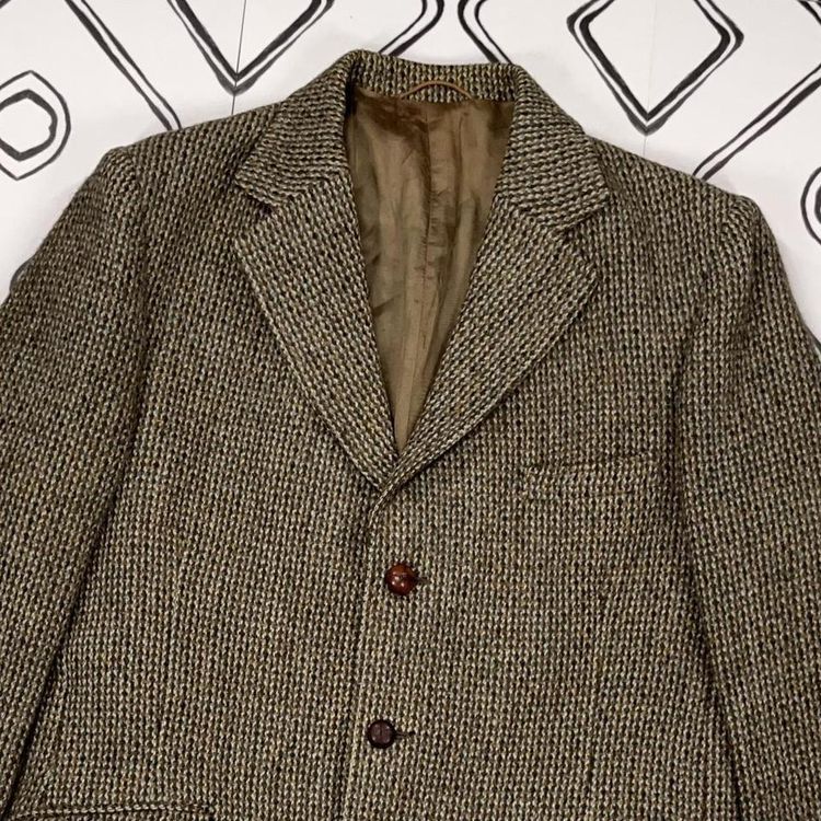 Vintage Dunn Co. Harris Tweed Blazer Jacket 3