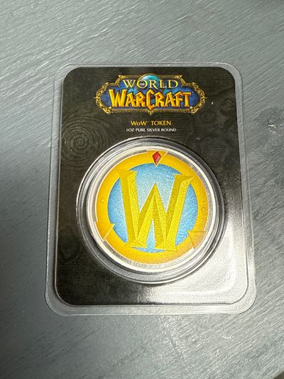 World Of Warcraft Wow Token Silver Round