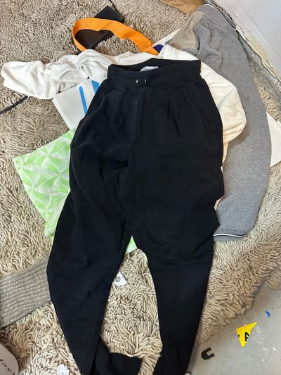 Black Tapered Pants