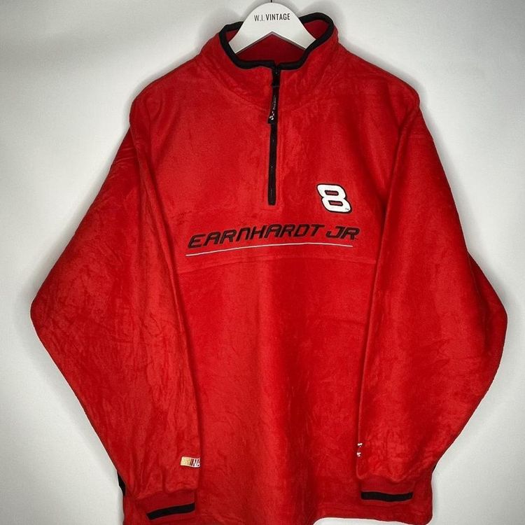 Vintage NASCAR Earnhardt Jr Fleece quarter zip! Rare hard to find. Amazing condition for age.
