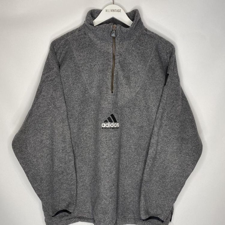 Vintage big spell out Adidas Equipment 90s Fleece quarter zip! Rare hard to find. Amazing condition