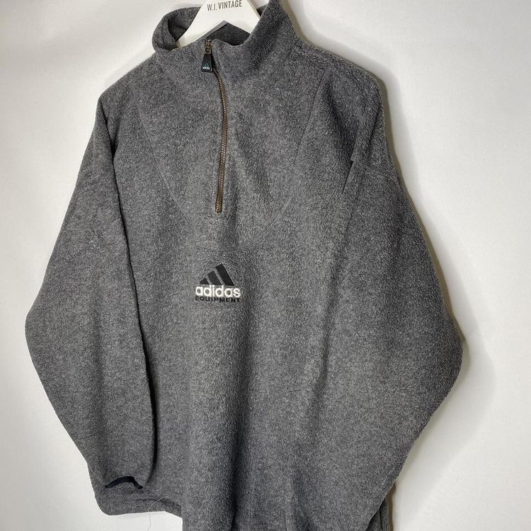 Vintage big spell out Adidas Equipment 90s Fleece quarter zip! Rare hard to find. Amazing condition 2