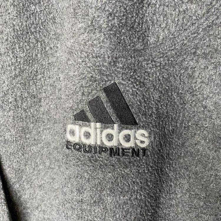 Vintage big spell out Adidas Equipment 90s Fleece quarter zip! Rare hard to find. Amazing condition  5