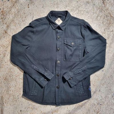 Barbour Wyke Overshirt Navy - Blue - Size S 1