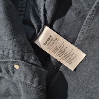 Barbour Wyke Overshirt Navy - Blue - Size S 6