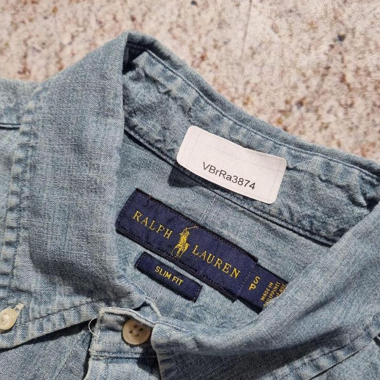 Ralph Lauren OXFORD SHIRT DENIM STYLE  - Blue - Size S 3