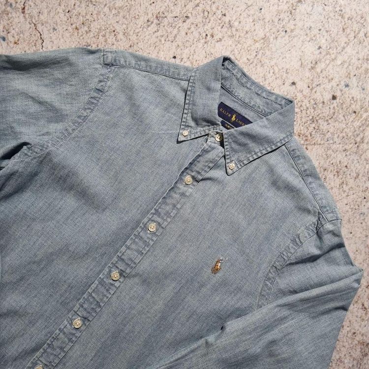 Ralph Lauren OXFORD SHIRT DENIM STYLE - Blue - Size S 2