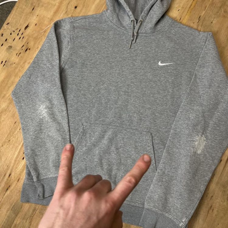 Vintage Nike Swoosh Embroidered Logo Hoodie image 7