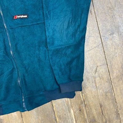 Berghaus Fleece Full-Zip Outdoor Hiking Sports Jacket, Green, Mens Large 5