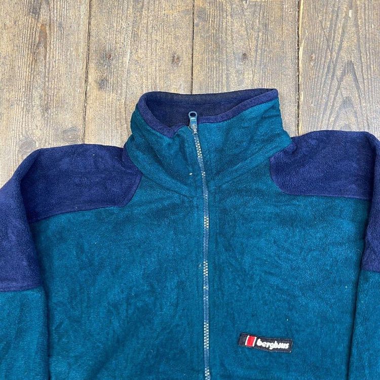 Berghaus Fleece Full-Zip Outdoor Hiking Sports Jacket, Green, Mens Large 7