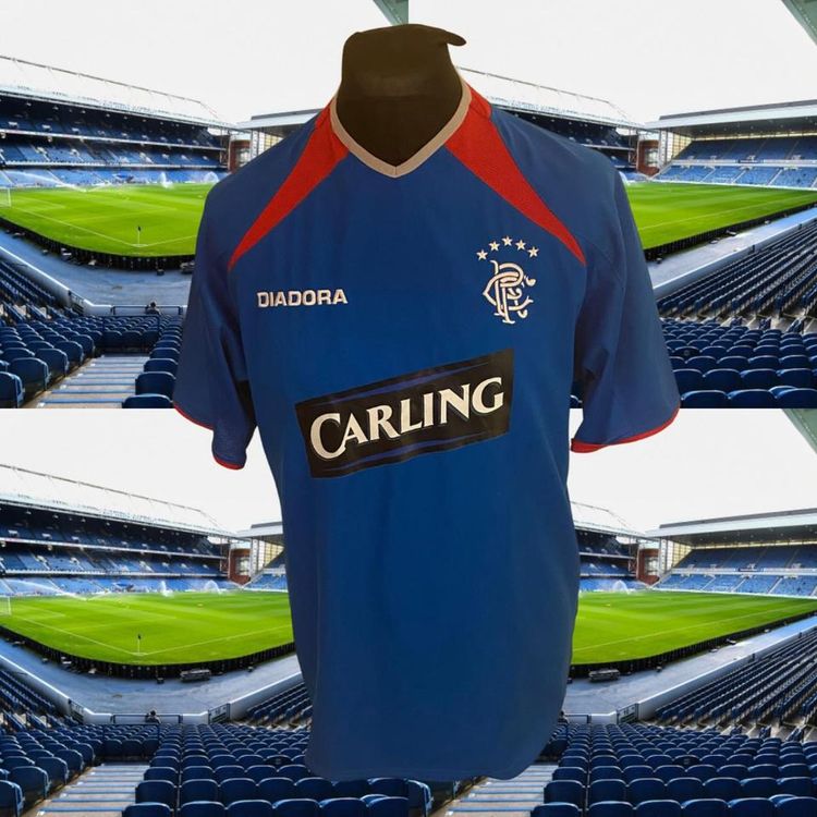 RANGERS 2003-05 HOME FOOTBALL SHIRT