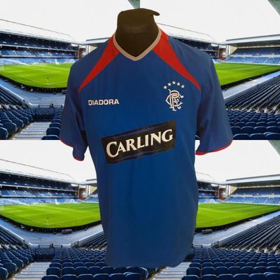 RANGERS 2003-05 HOME FOOTBALL SHIRT