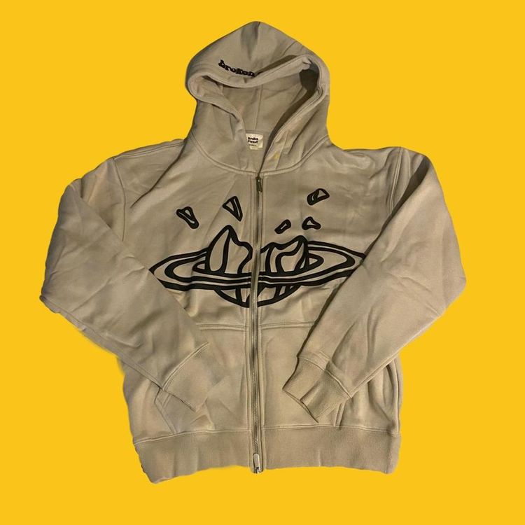 Broken Planet Double zip hoodie