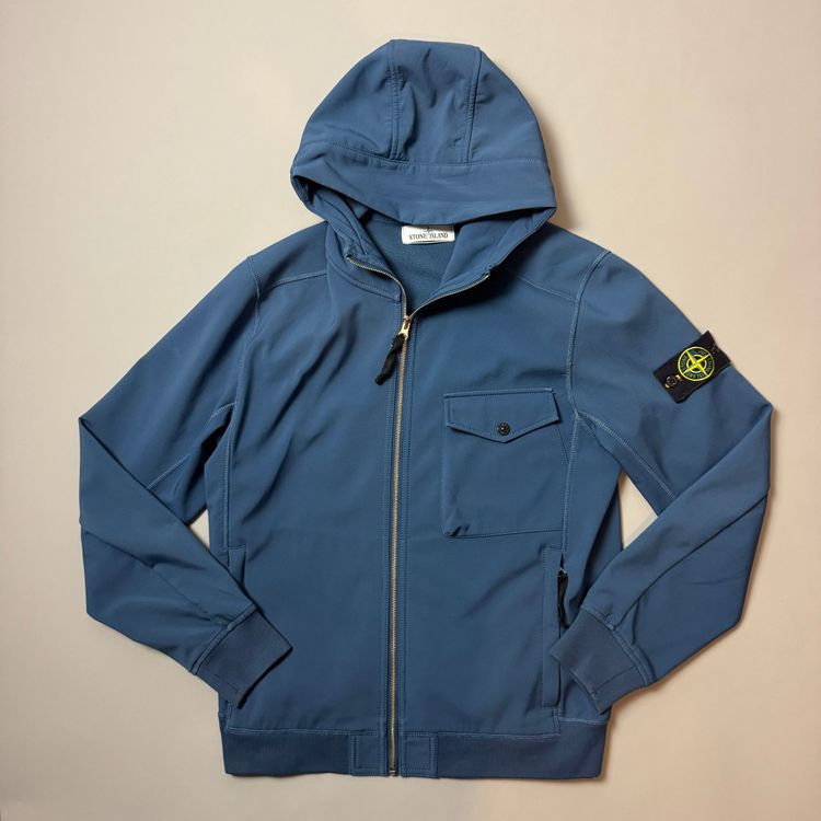 Stone Island Blue Soft Shell R - Medium