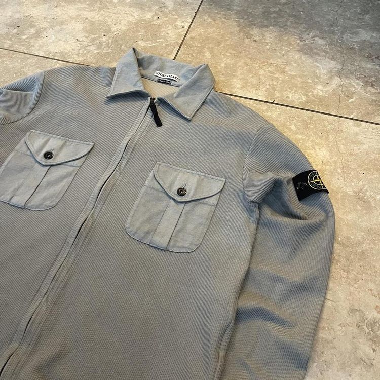 Vintage 2000 Stone Island Blue Overshirt image 2