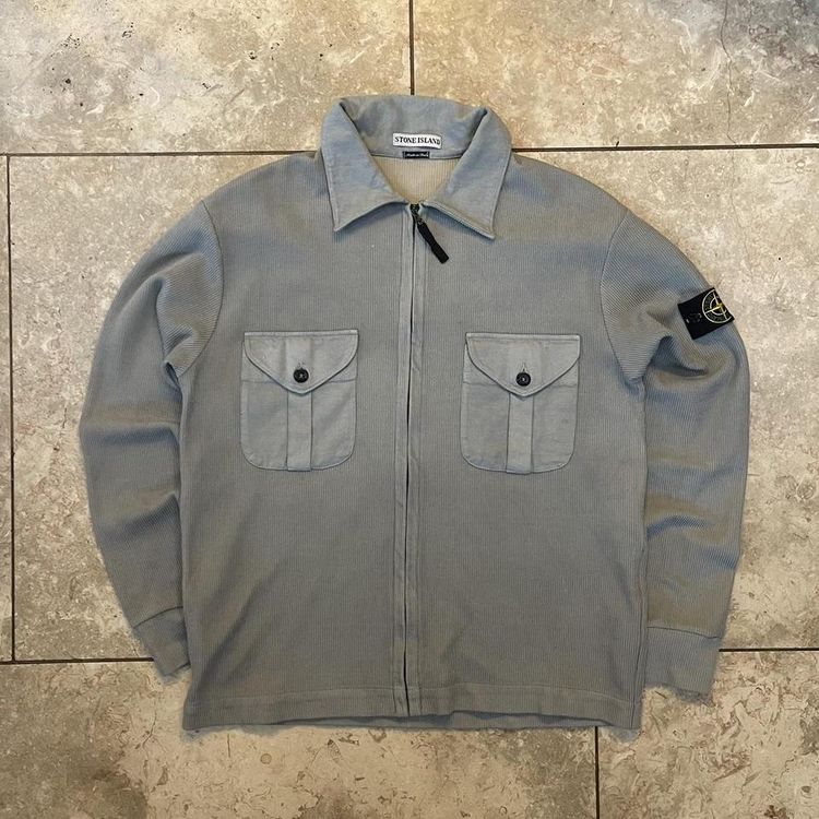 Vintage 2000 Stone Island Blue Overshirt image 6