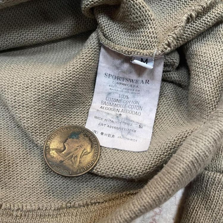 Vintage 2000s Stone Island Brown Zip Up Hoodie image 7