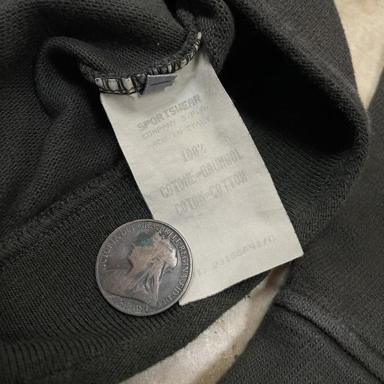 Vintage 90s Stone Island Khaki Turtleneck Jumper image 4