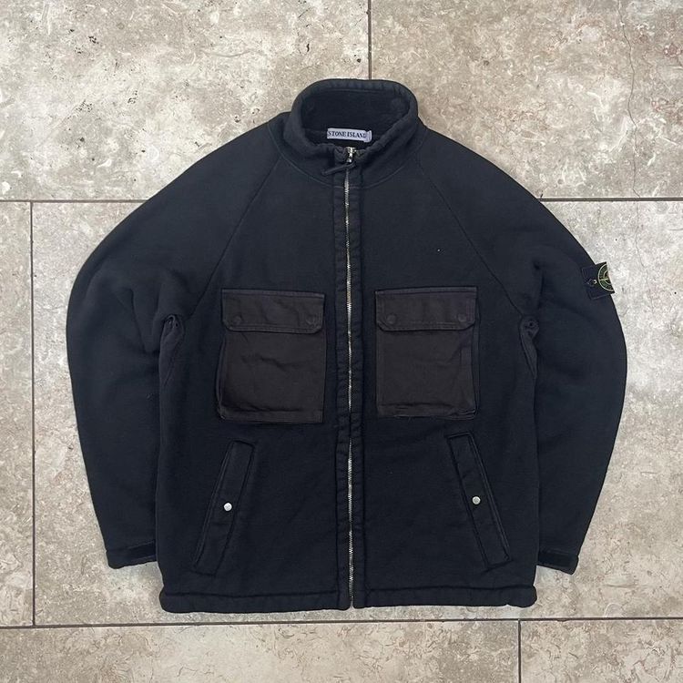 1999 Stone Island A/W Multi Pocket Fleece Lined Jacket image 4