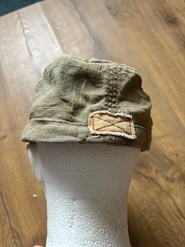 Beige Military-Style Cap image 3