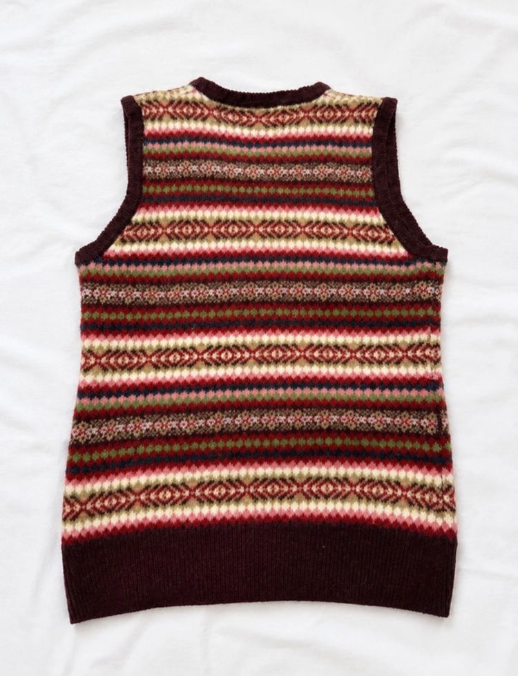 Tommy Hilfiger Sleeveless Knit Vest 100% lambswool image 3