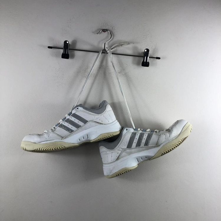 White adidas trainers image 2