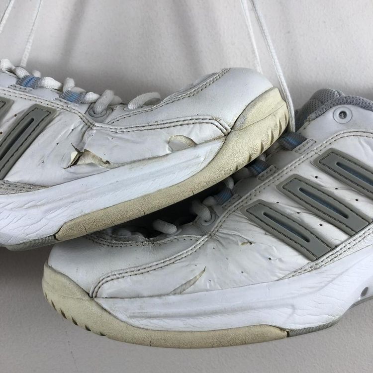 White adidas trainers image 4