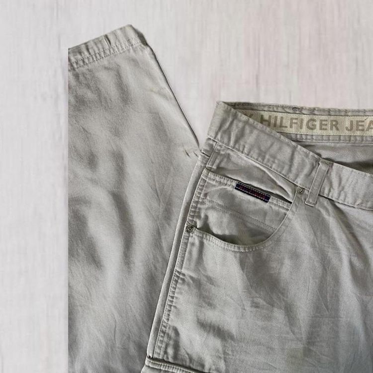 90s Cream Hilfiger Trousers 3