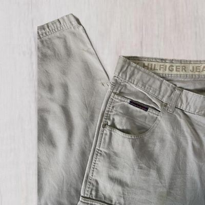 90s Cream Hilfiger Trousers 3