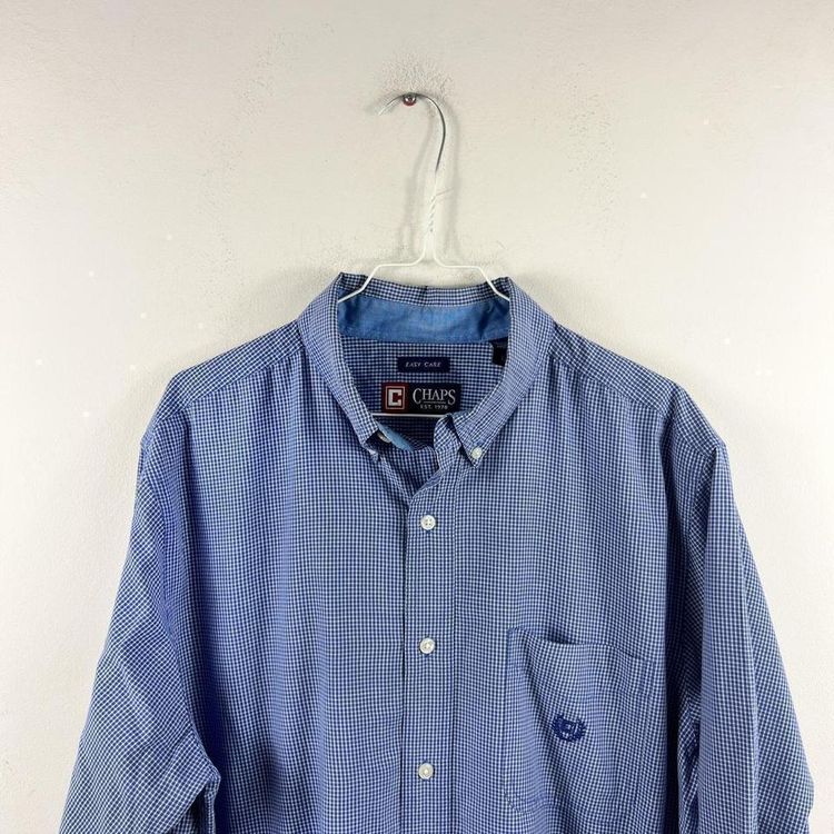 Vintage blue chaps shirt image 3